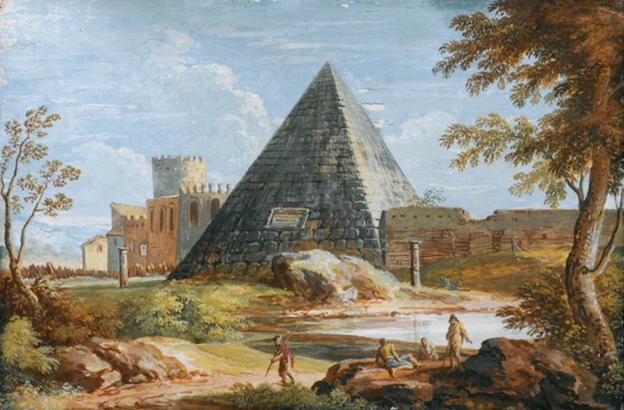 Roman View: The Pyramid of Caius Cestius