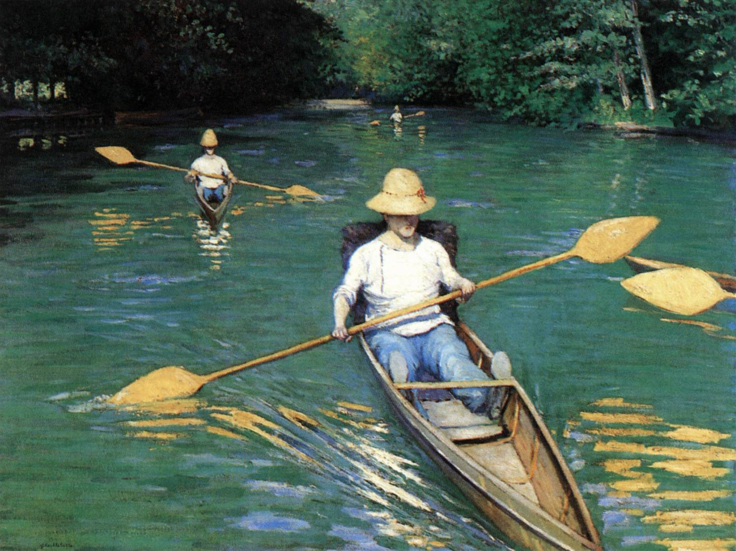 Canoeing on the Yerres