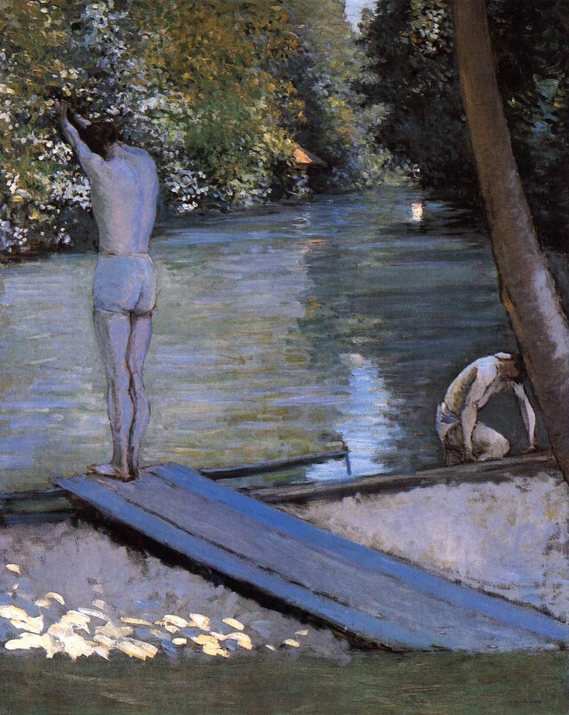 Bathers about to Dive into the Yerres