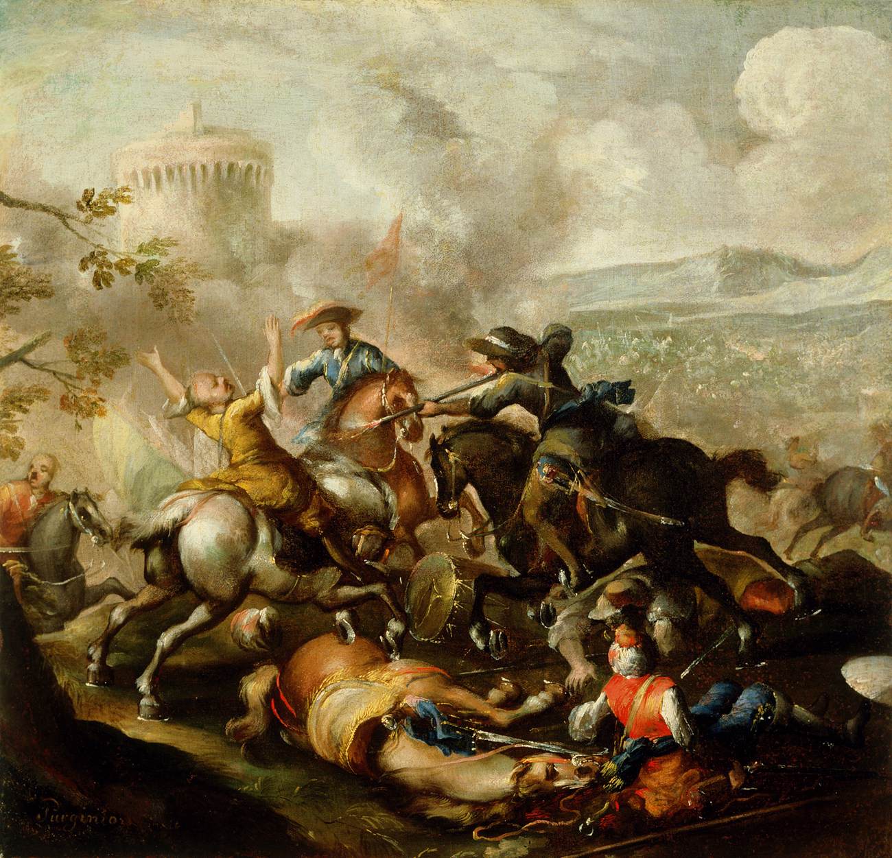 Battle with Turks