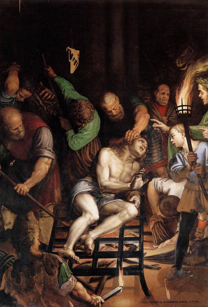 The Martyrdom of St Lawrence