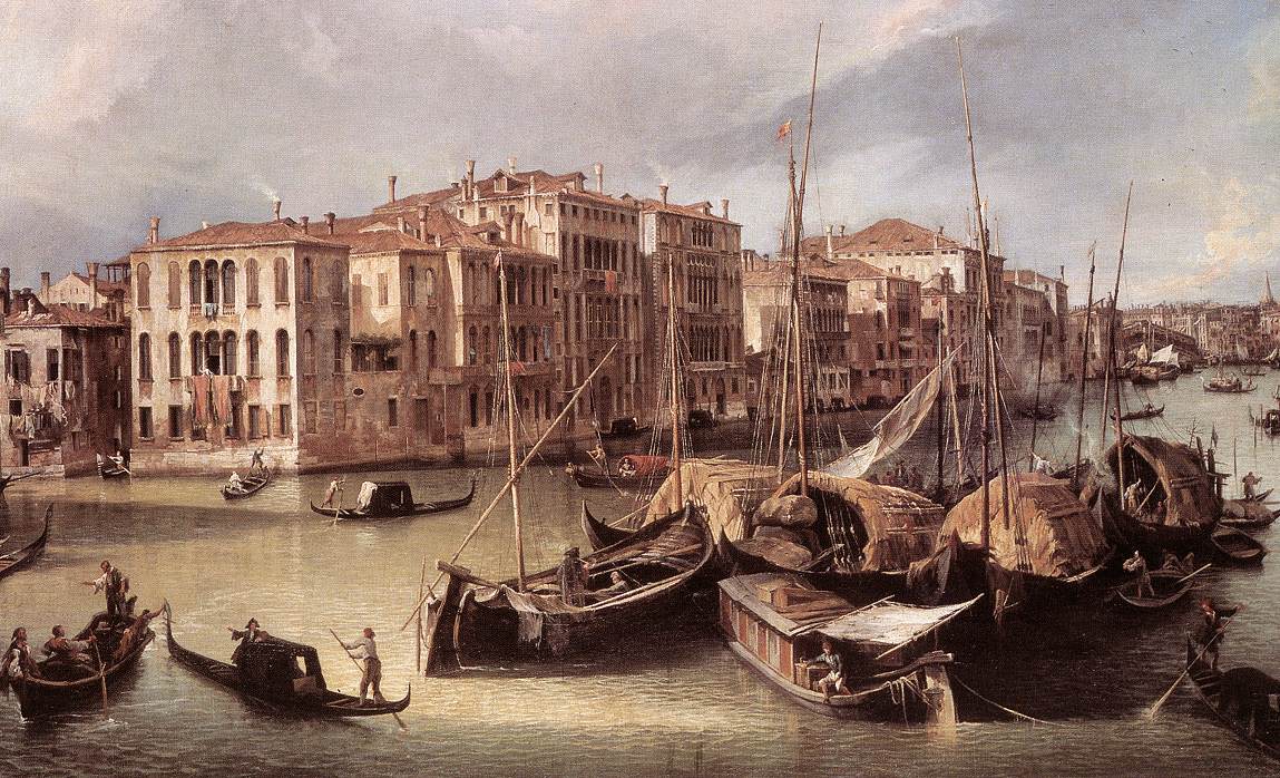 Grand Canal: Looking North-East toward the Rialto Bridge (detail)
