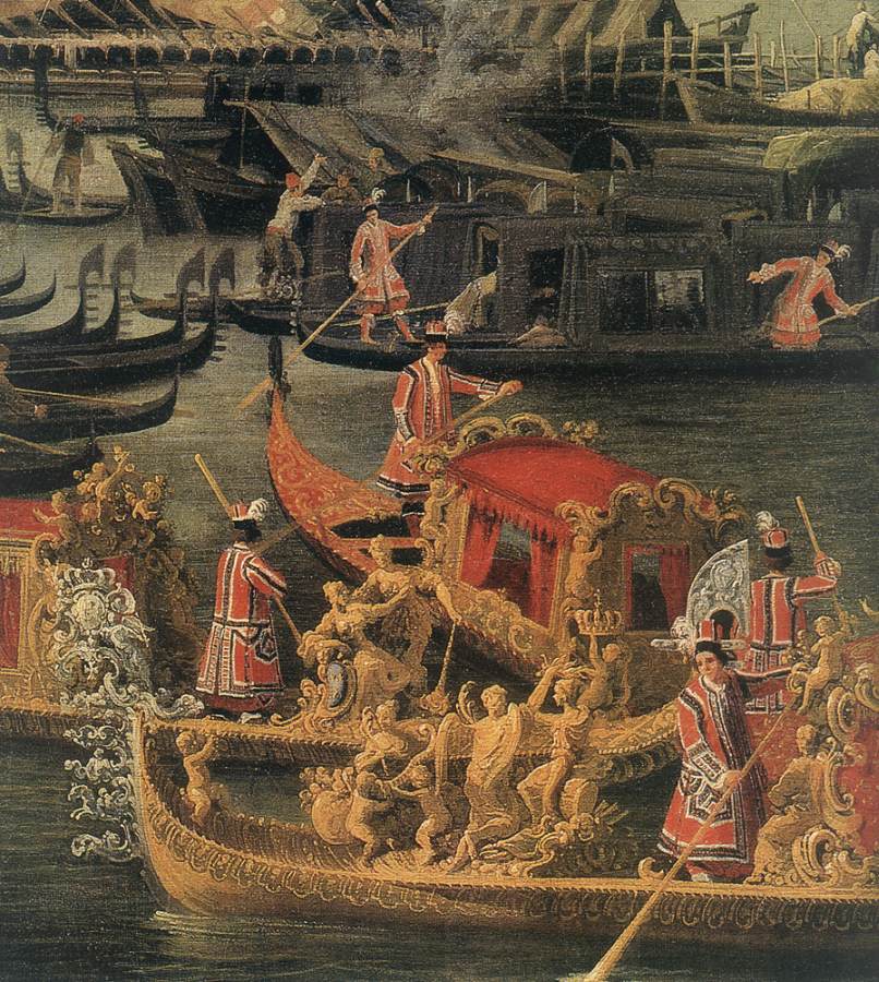Arrival of the French Ambassador in Venice (detail)
