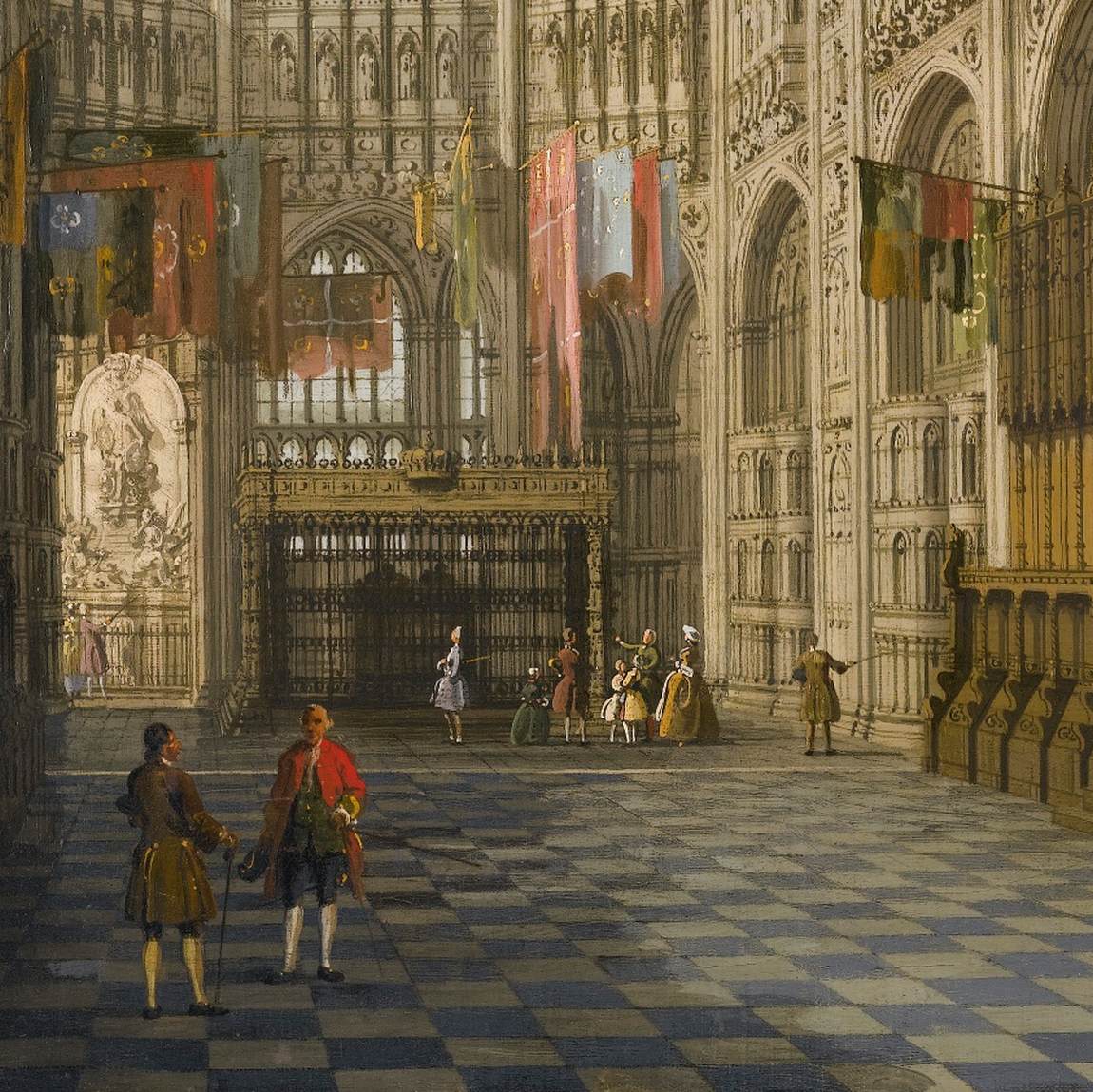 Interior View of the Henry VII Chapel, Westminster Abbey (detail)