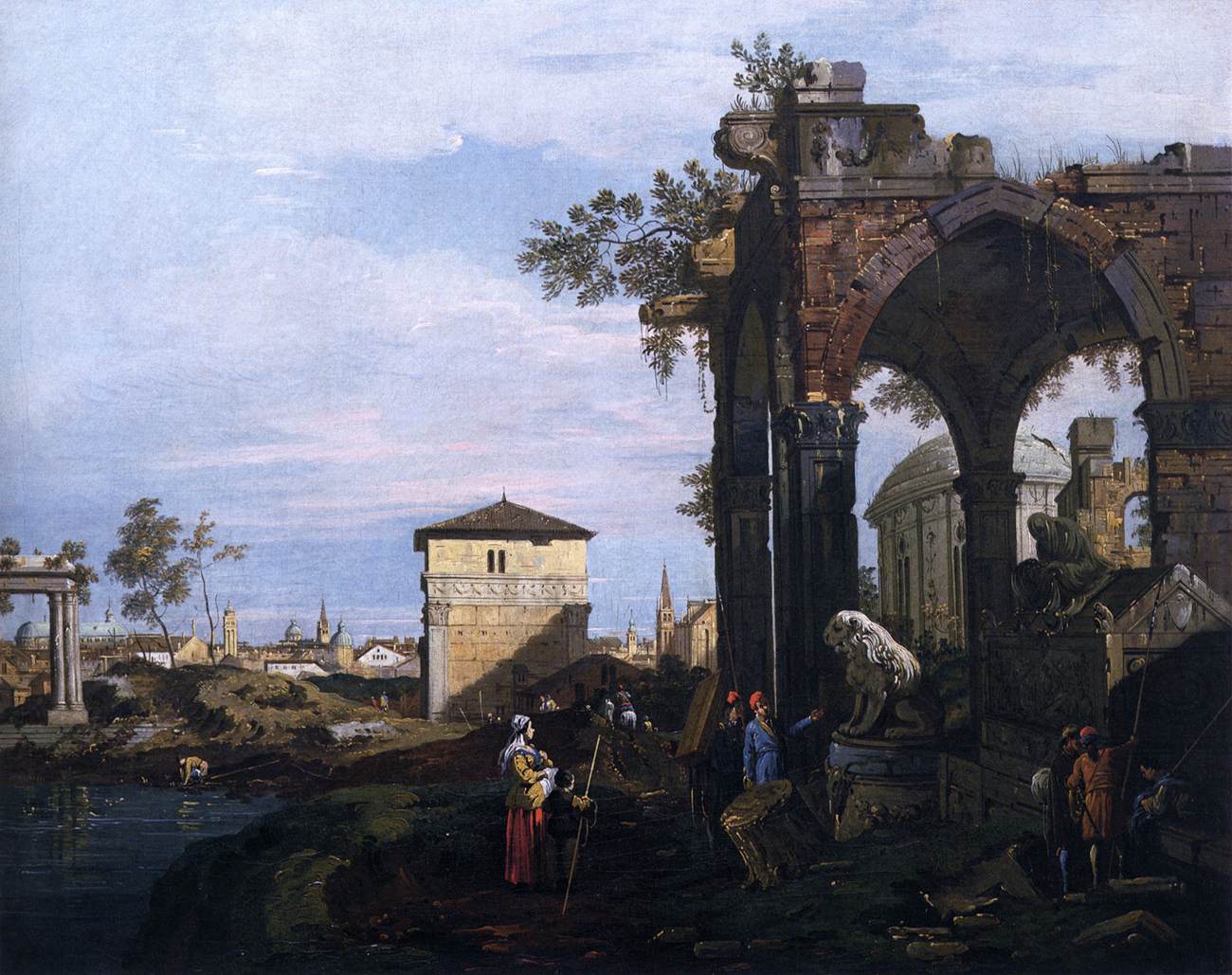 Capriccio with Ruins and Porta Portello, Padua