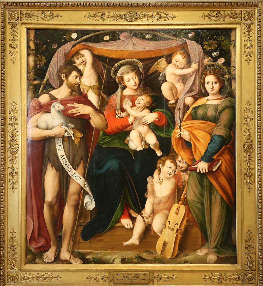 Virgin and Child with Saints and Musical Angels