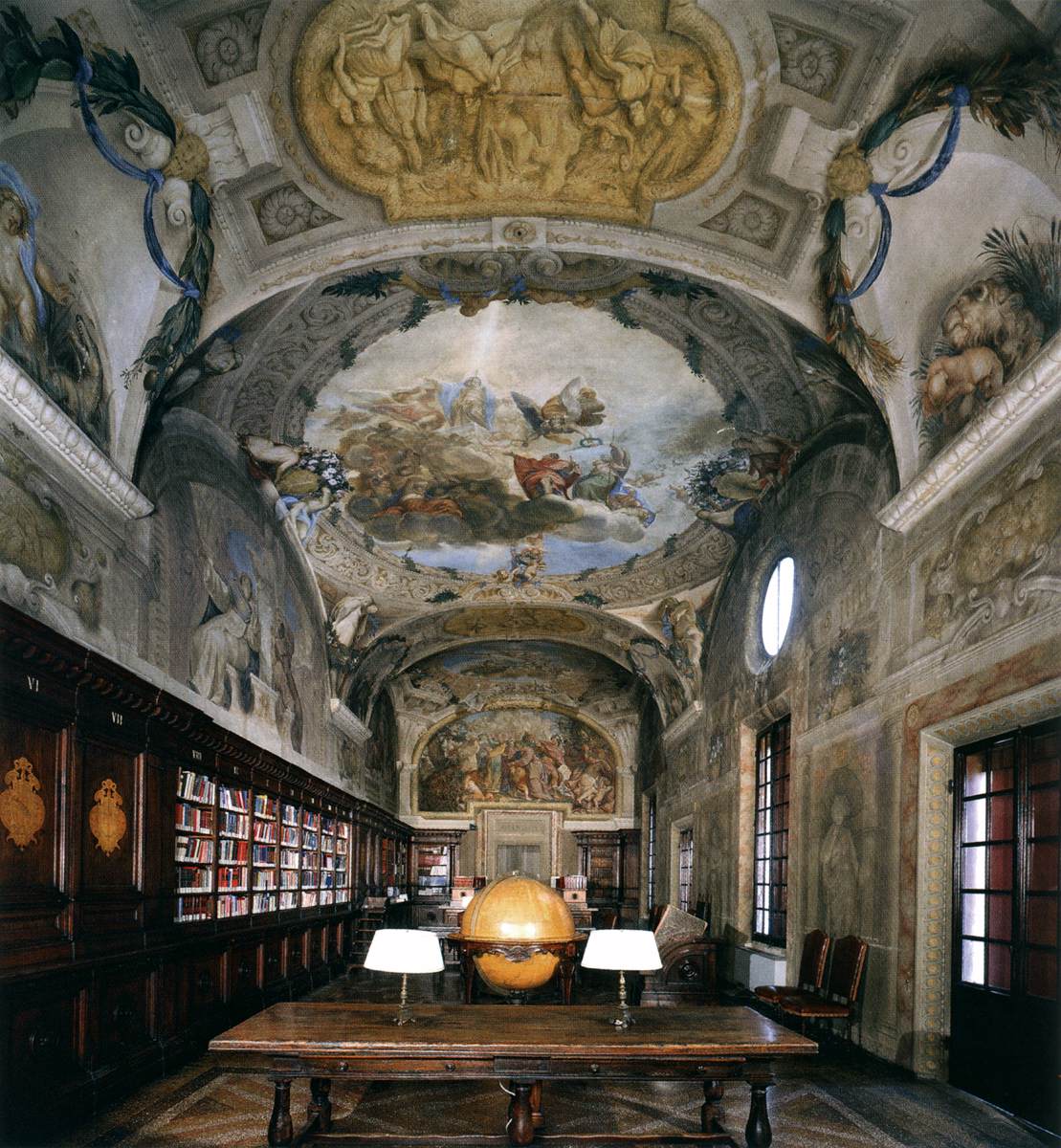 View of the library