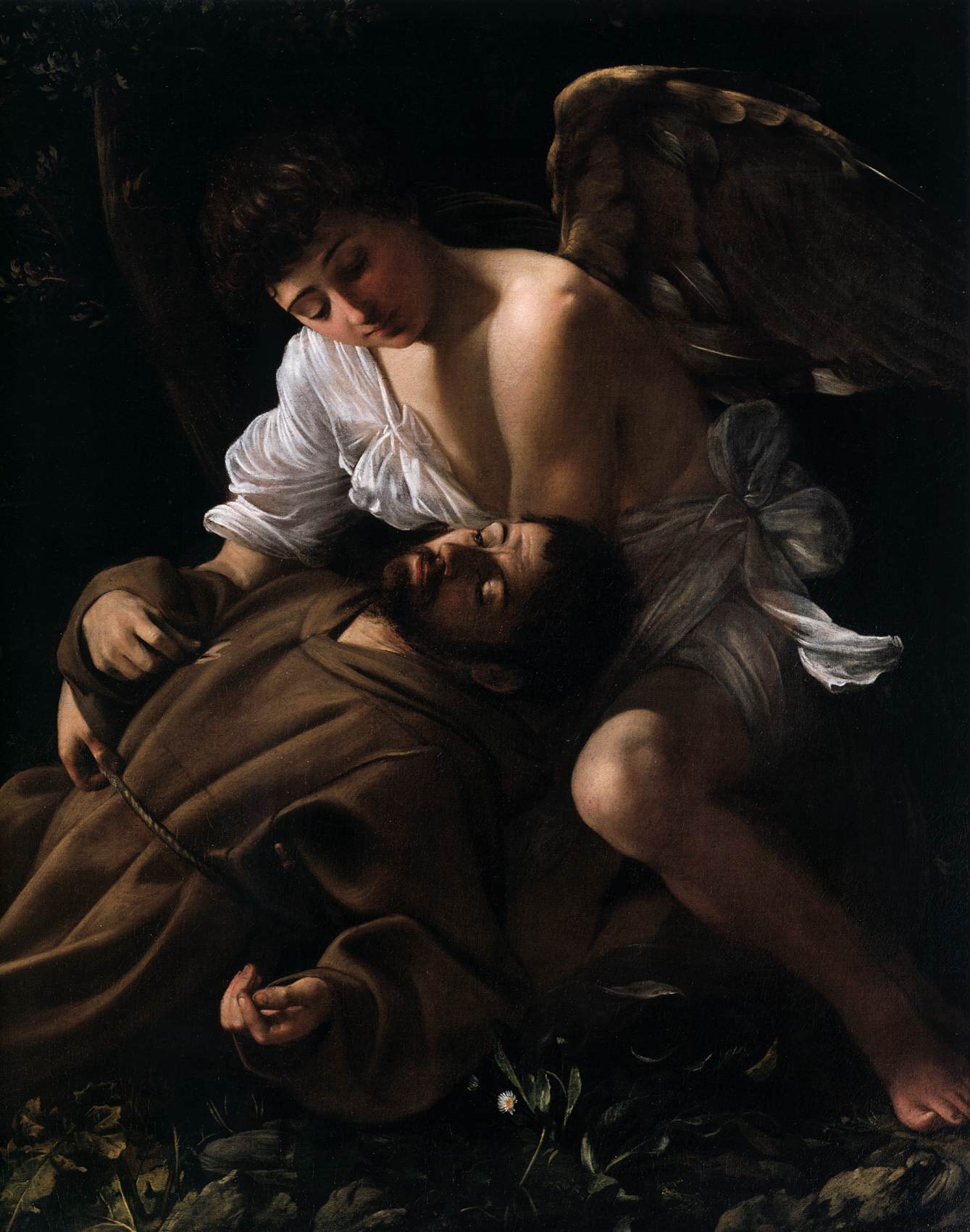 St Francis in Ecstasy (detail)