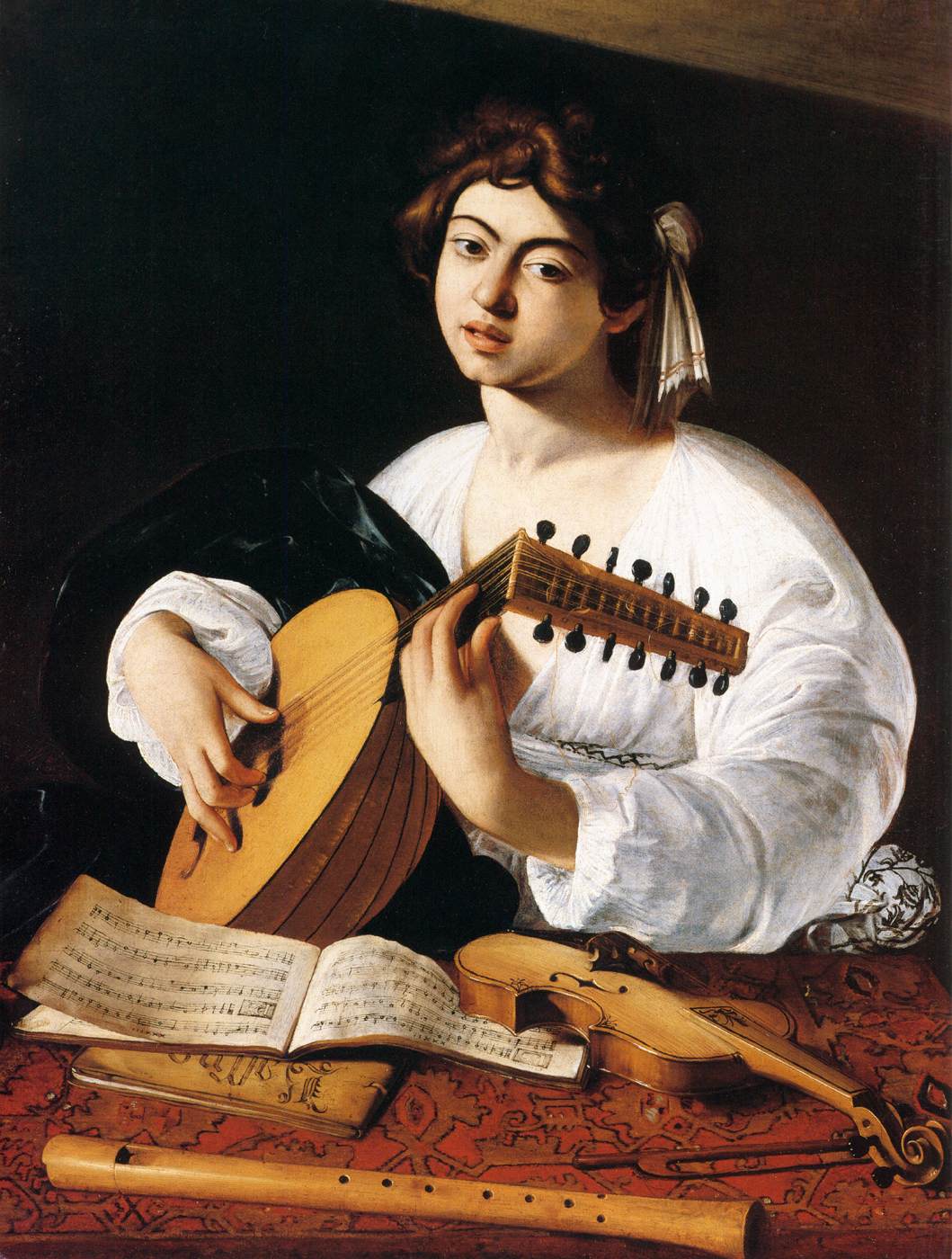 The Lute Player (detail)