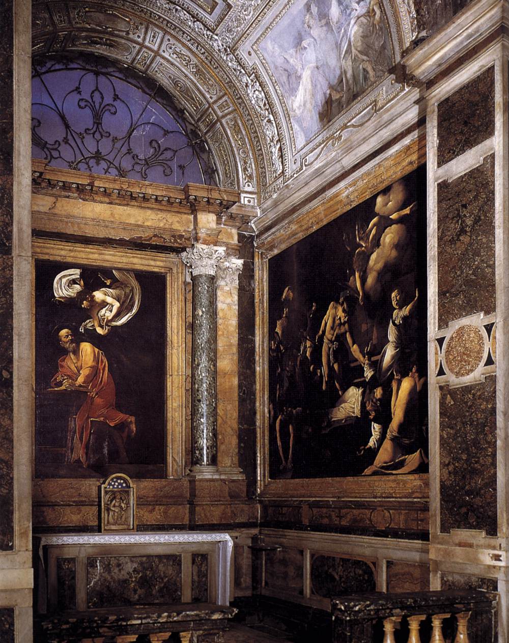 Interior view of the chapel