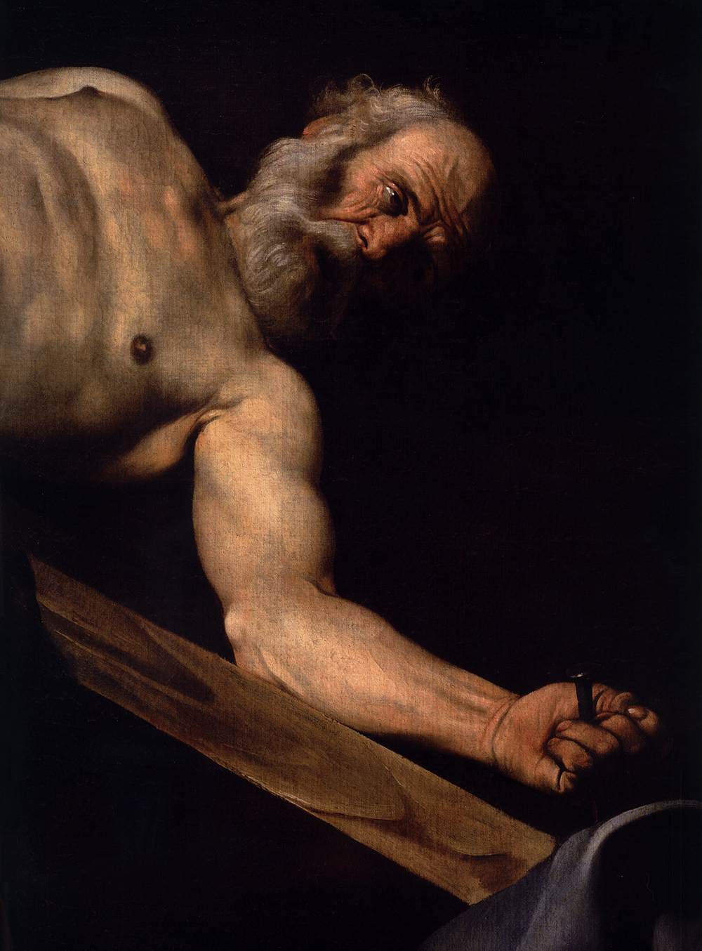 The Crucifixion of Saint Peter (detail)