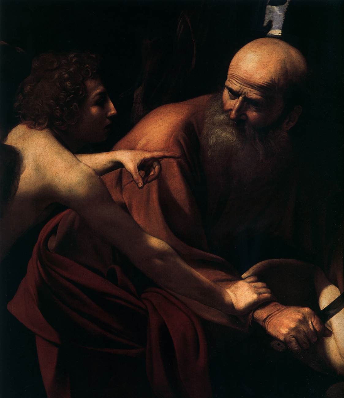 The Sacrifice of Isaac (detail)