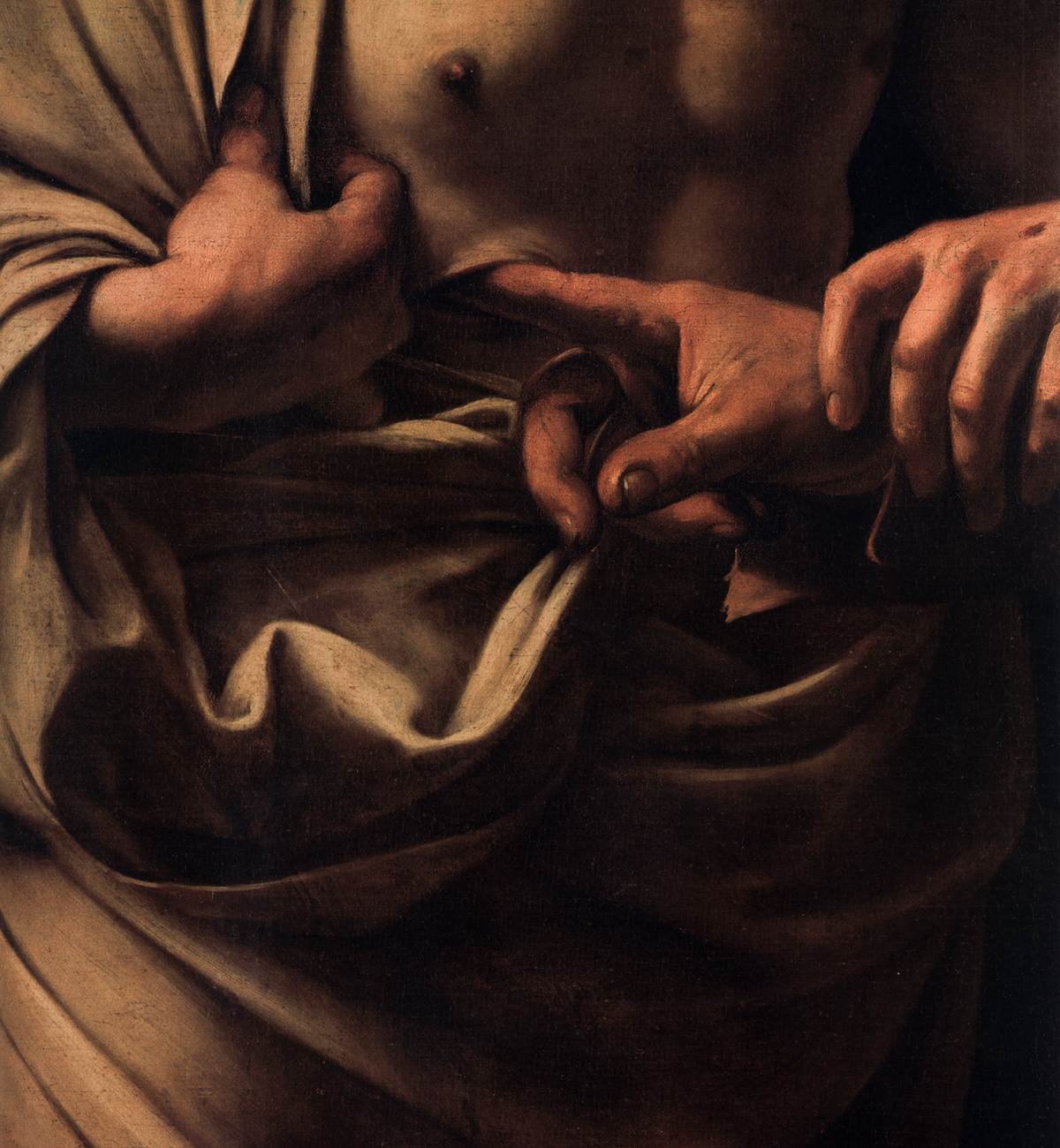 The Incredulity of Saint Thomas (detail)