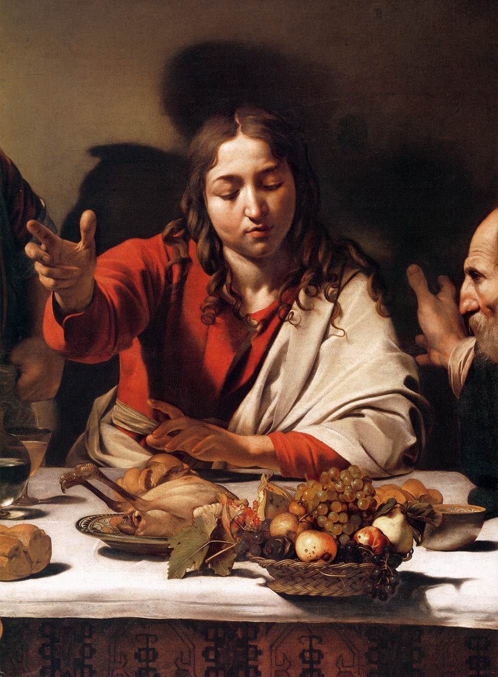 Supper at Emmaus (detail)