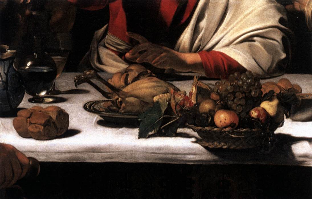 Supper at Emmaus (detail)