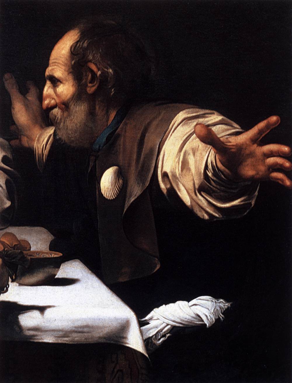 Supper at Emmaus (detail)