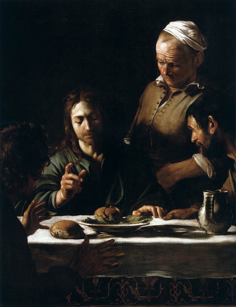 Supper at Emmaus (detail)