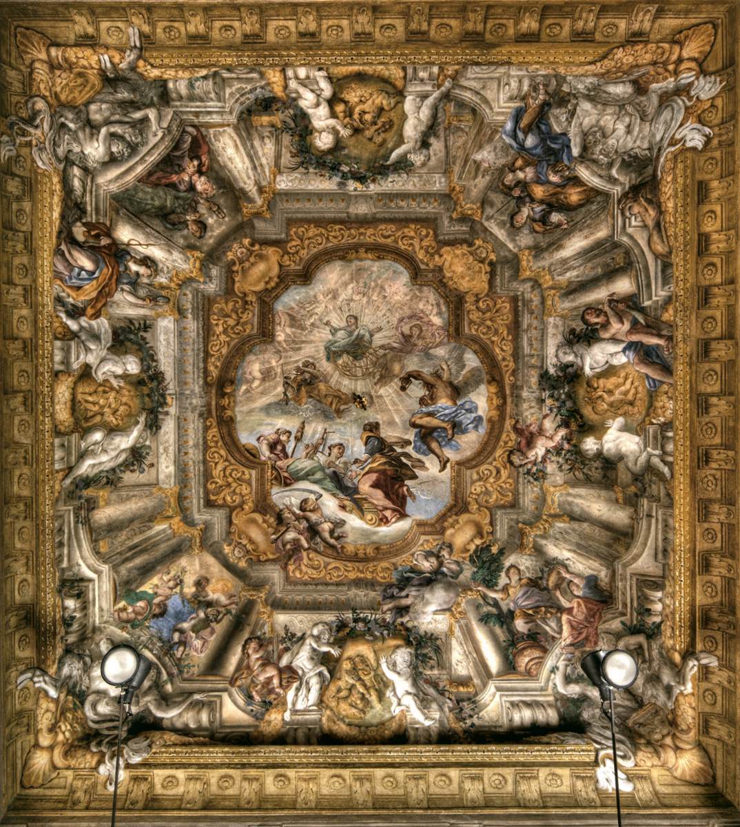 Ceiling painting: Allegory on the Life of Man