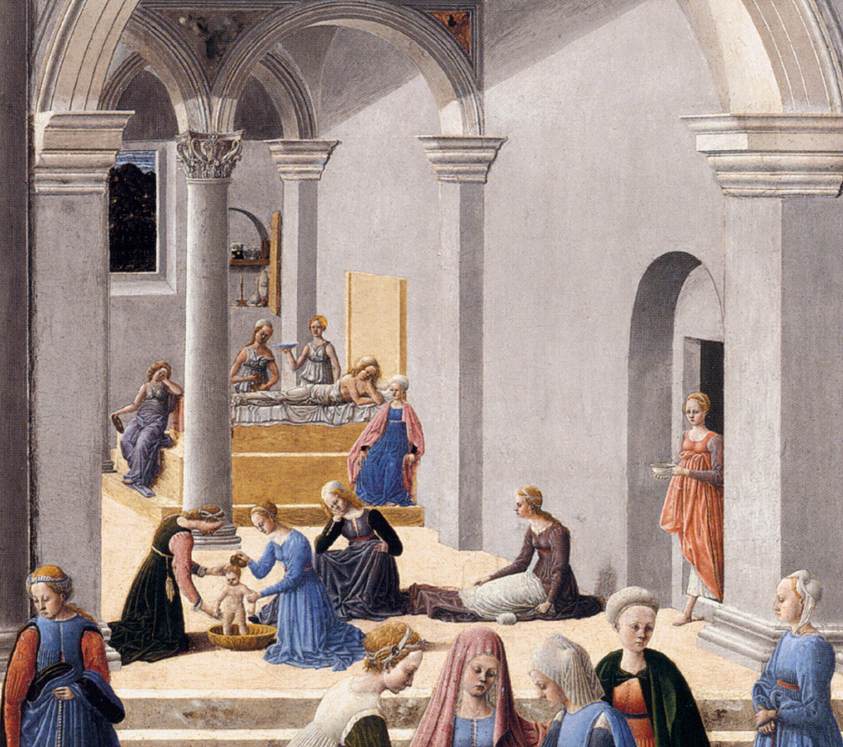 The Birth of the Virgin (detail)