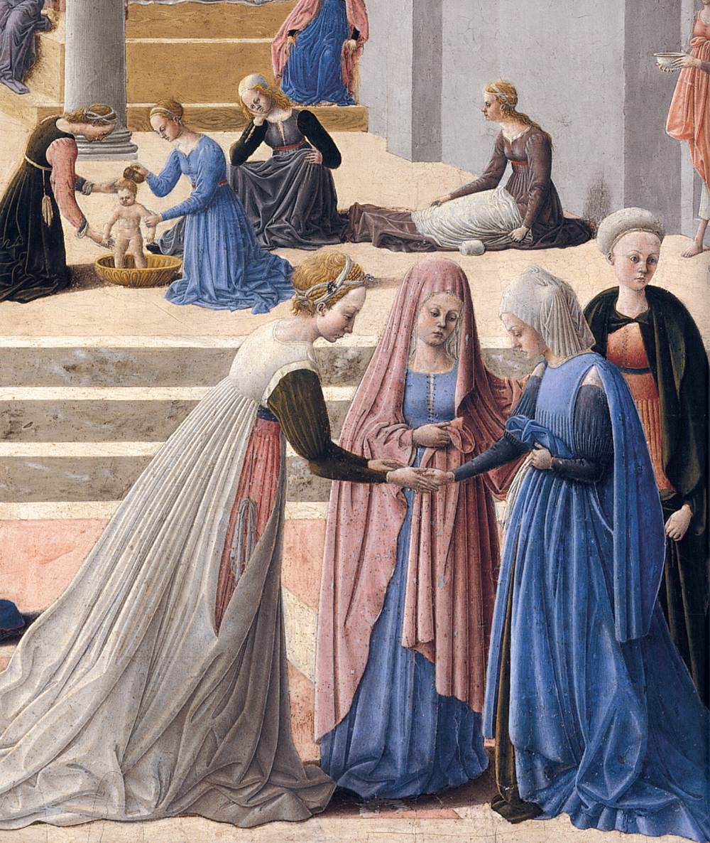 The Birth of the Virgin (detail)