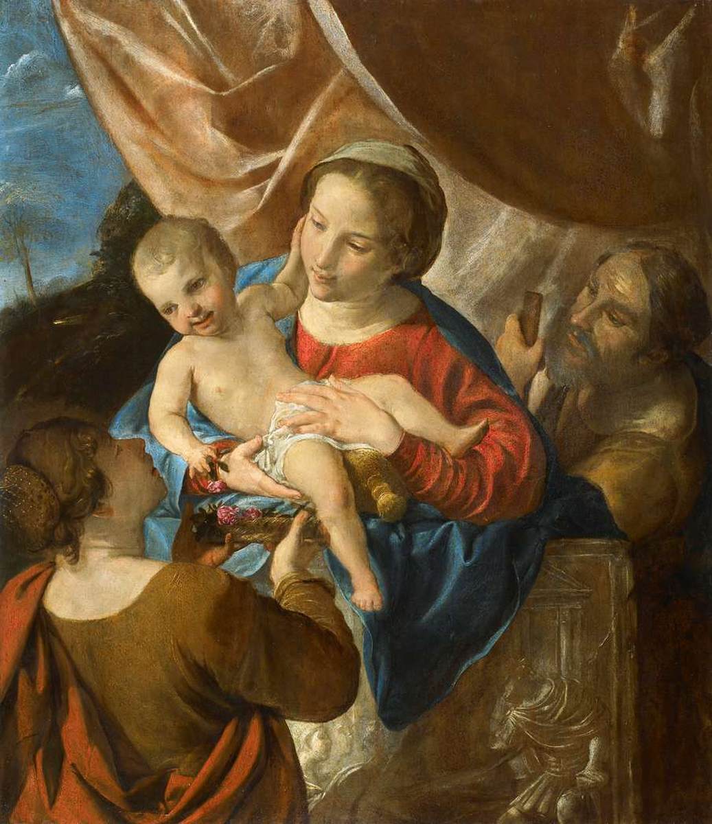 The Holy Family with St Dorothy