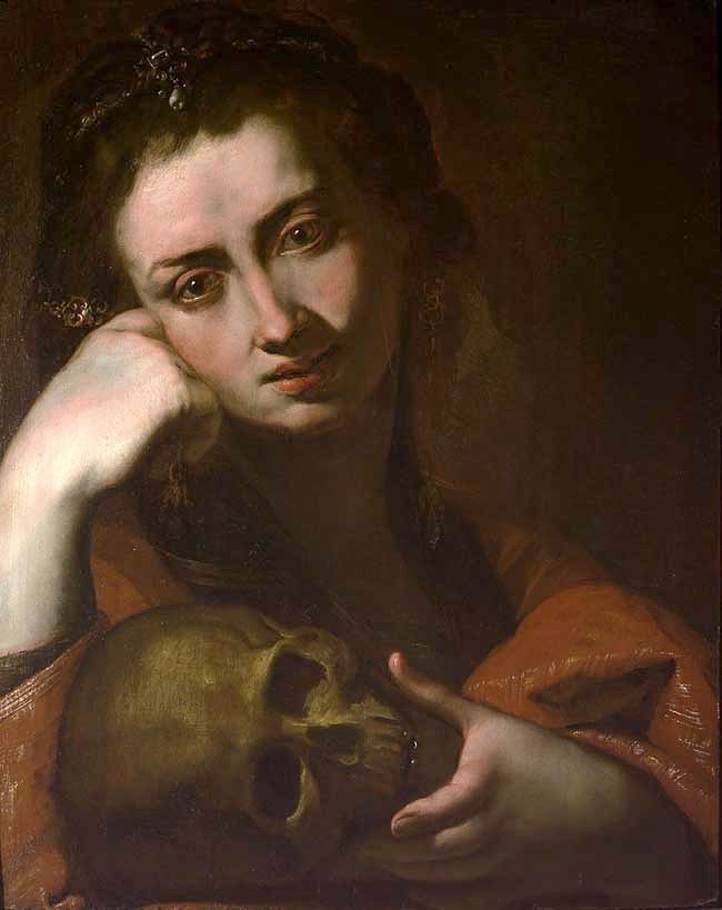 The Penitent Magdalen or Vanitas