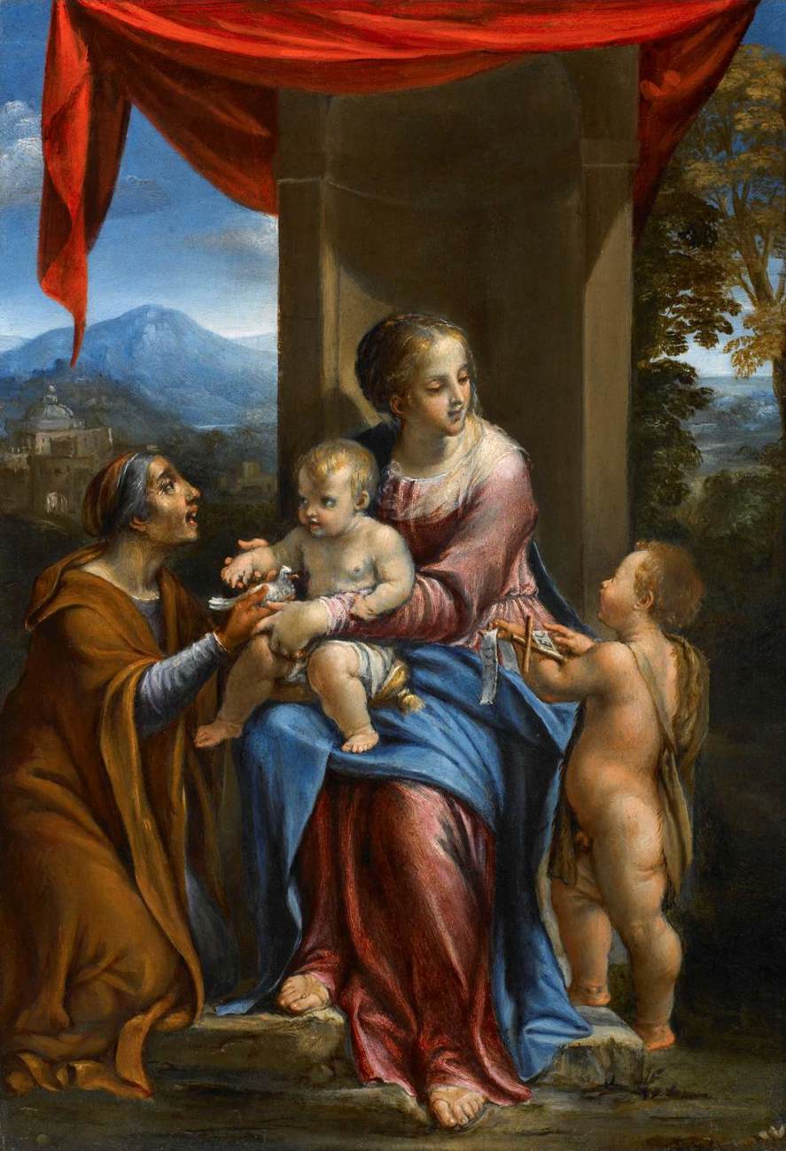 The Virgin and Child with Sts Elizabeth and the Infant John the Baptist