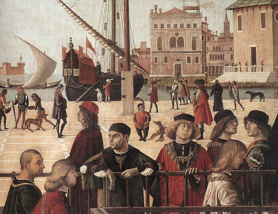 Arrival of the English Ambassadors (detail)