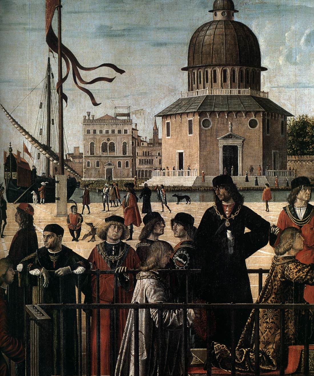 Arrival of the English Ambassadors (detail)