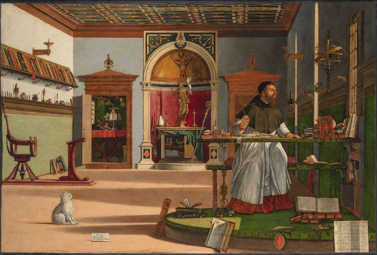 Vision of St Augustin