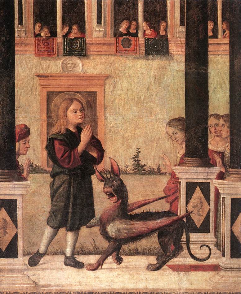 The Daughter of of Emperor Gordian is Exorcised by St Triphun (detail)