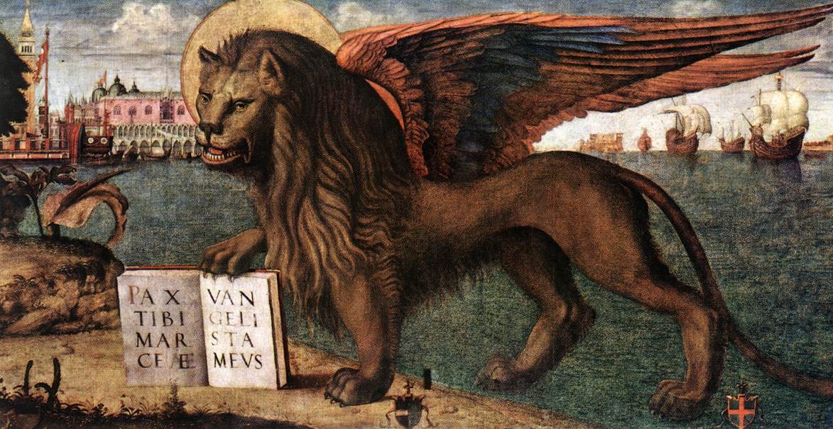 The Lion of St Mark (detail)