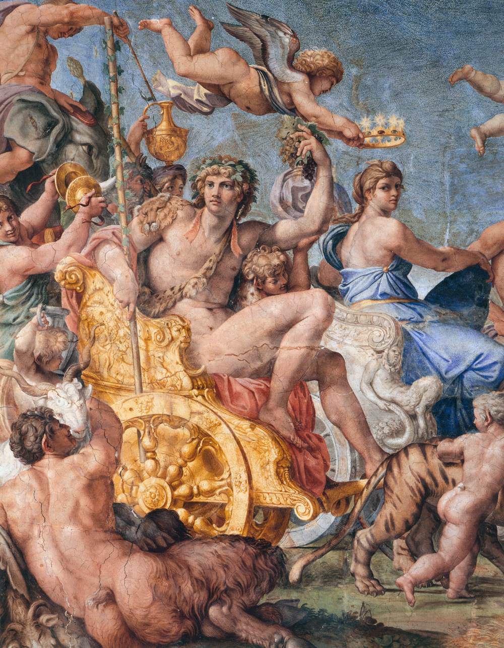 Triumph of Bacchus and Ariadne (detail)
