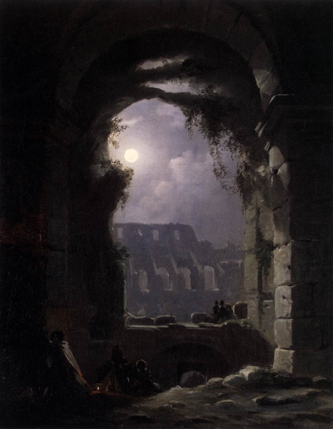 View of the Colosseum by Night