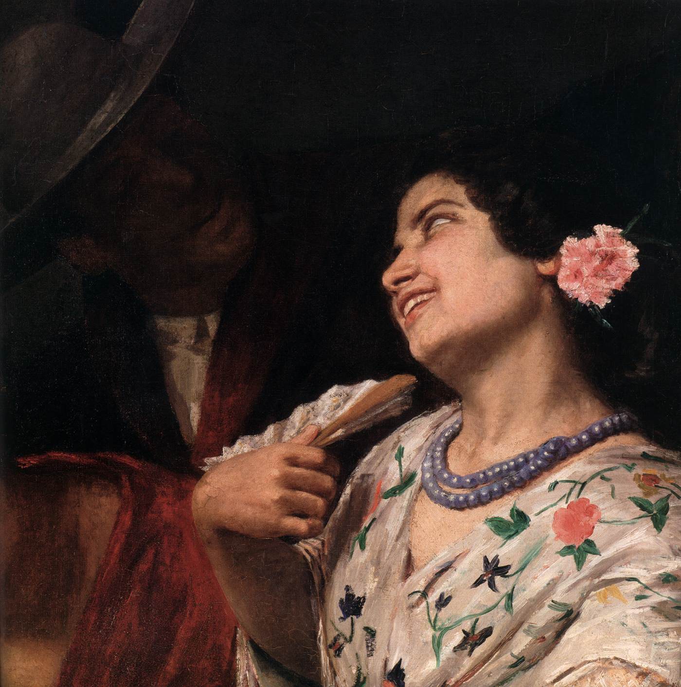 On the Balcony (detail)