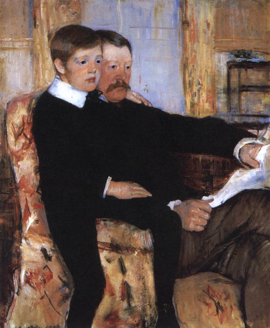 Alexander J. Cassatt and his Son Robert