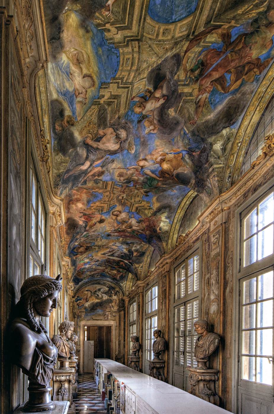 View of the former loggia