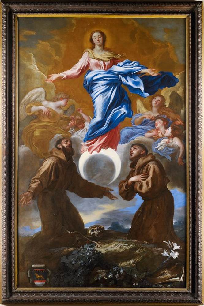 The Immaculate Conception with Sts Francis of Assisi and Anthony of Padua