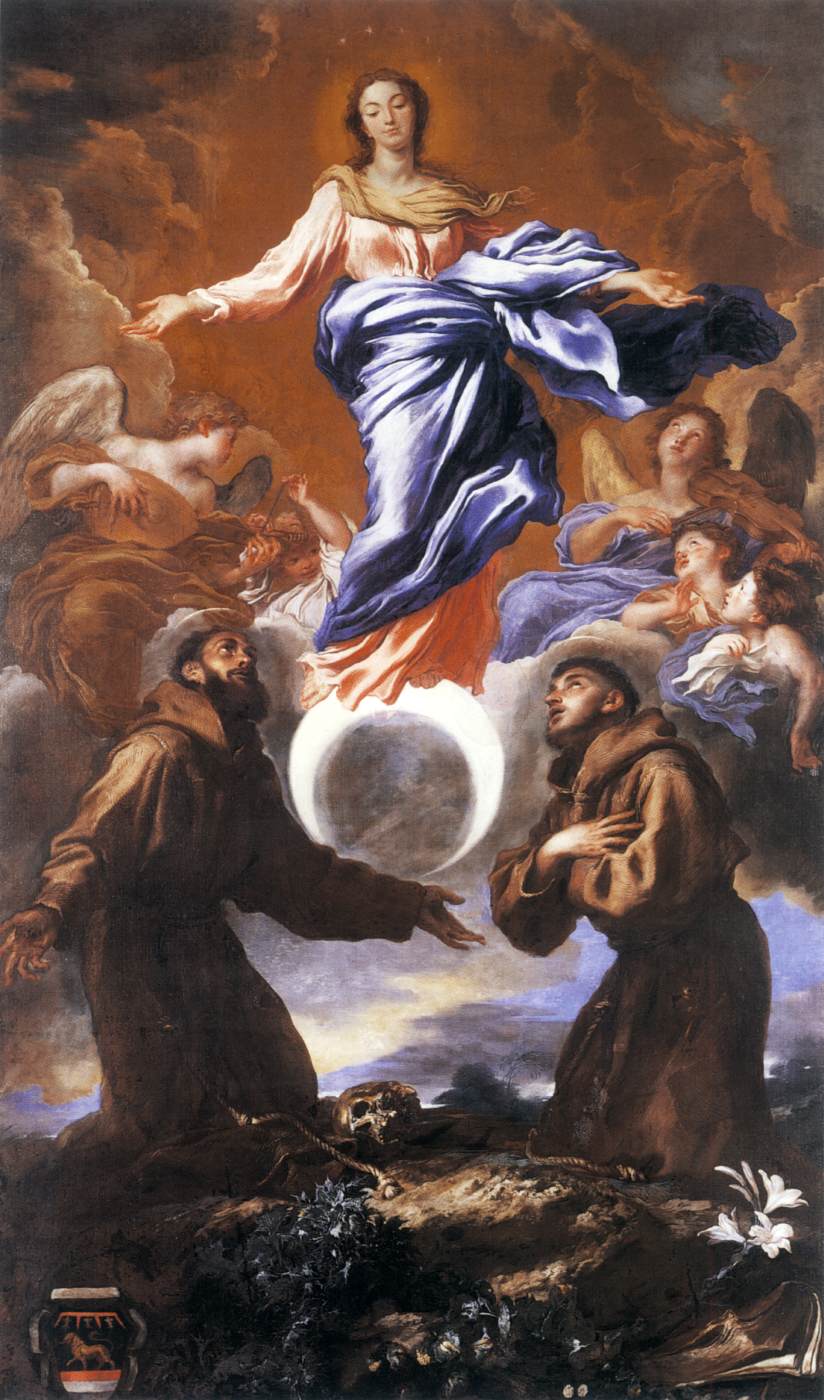 The Immaculate Conception with Sts Francis of Assisi and Anthony of Padua
