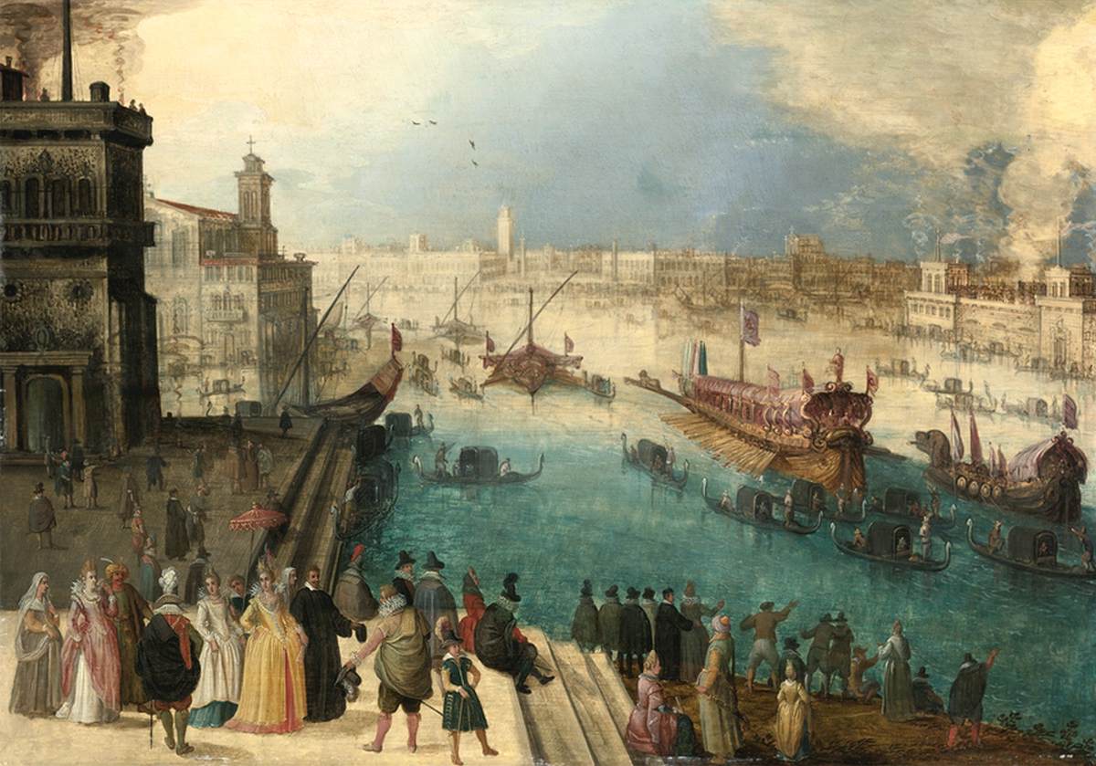 Capriccio View of Venice with the Bucintoro