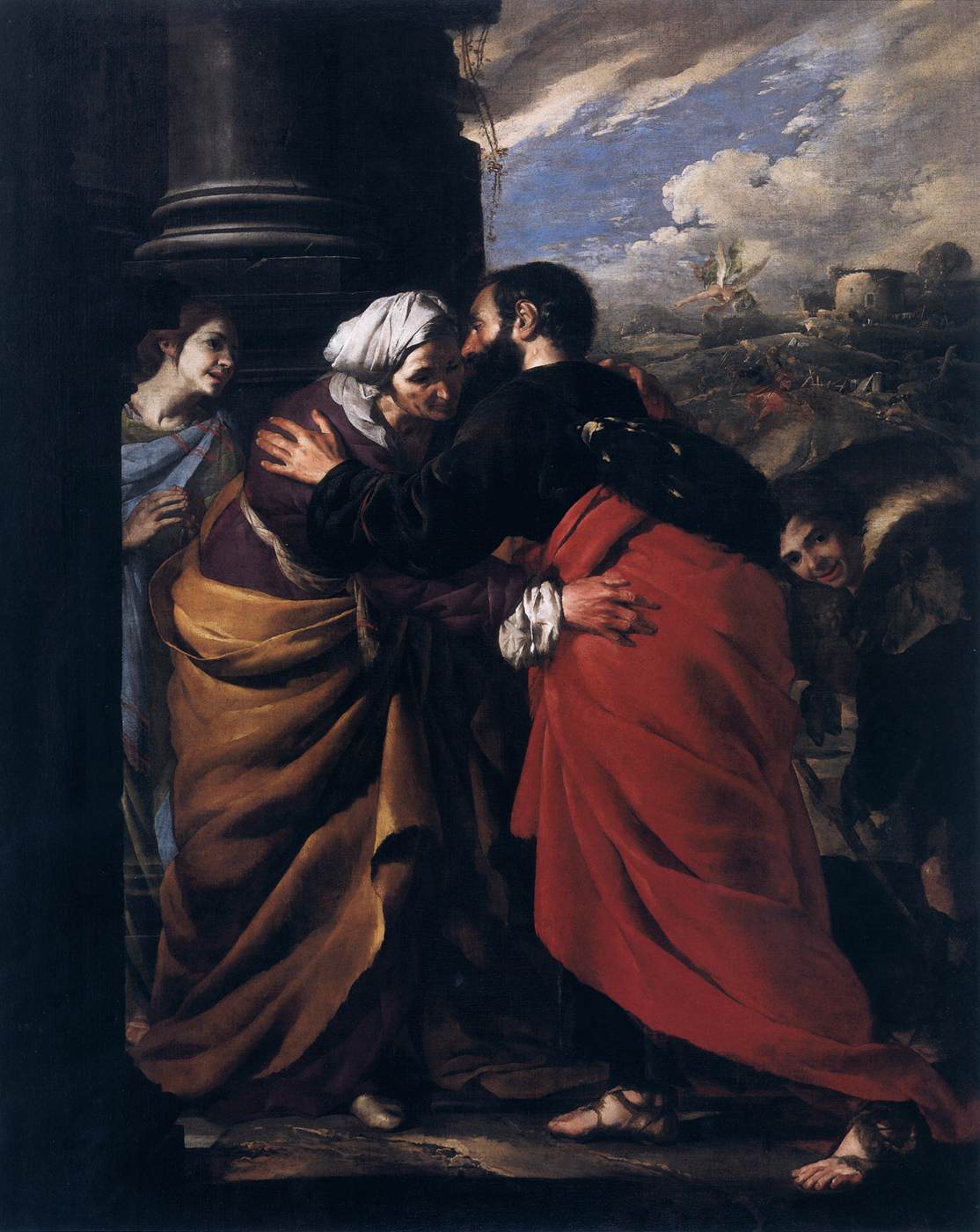 Meeting of Anne and Joachim at the Golden Gate in Jerusalem