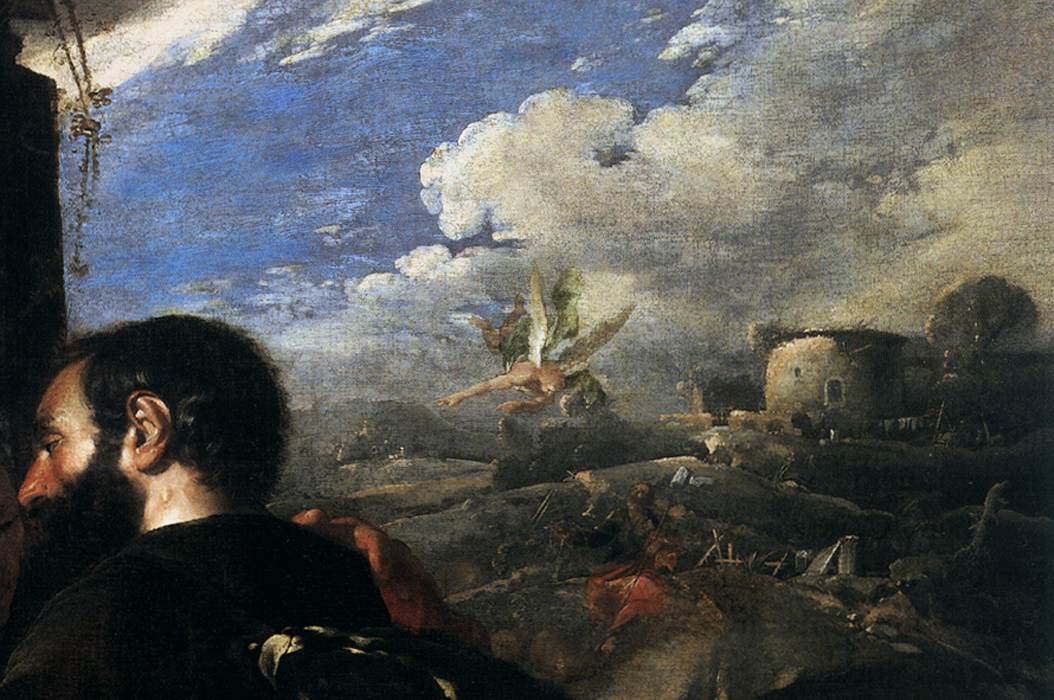 Meeting of Anne and Joachim at the Golden Gate in Jerusalem (detail)