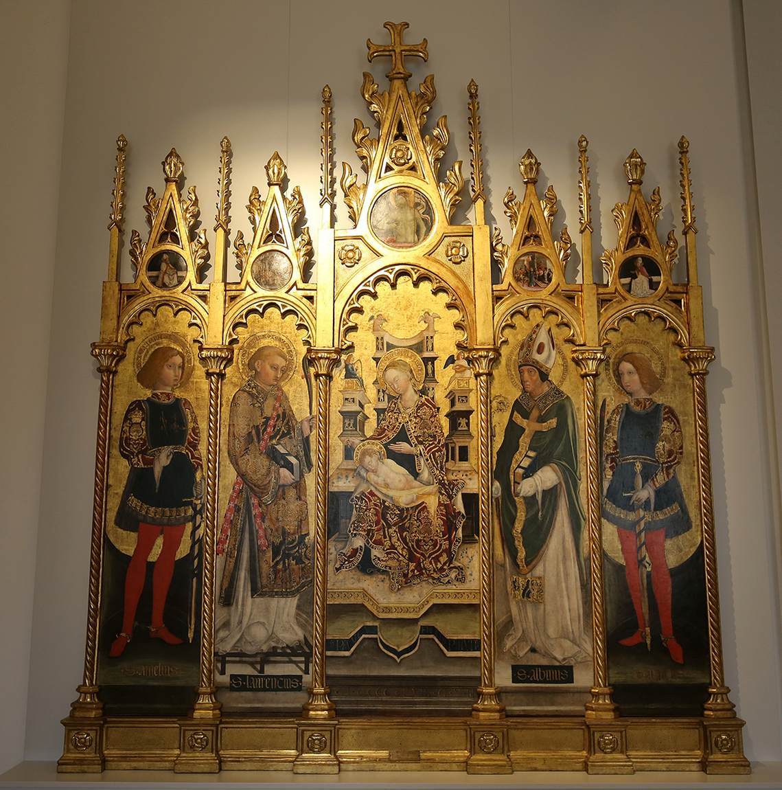 Virgin and Child Enthroned between Saints