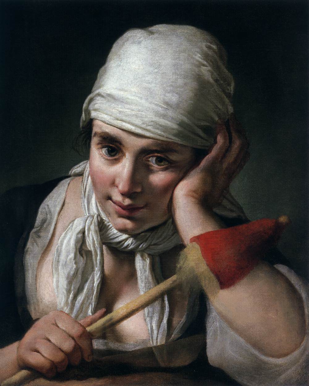 Girl with a Distaff