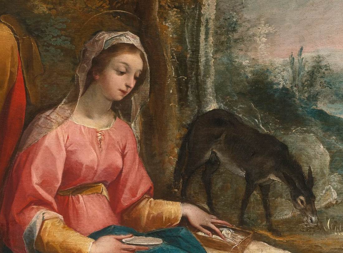 Rest on the Flight into Egypt (detail)