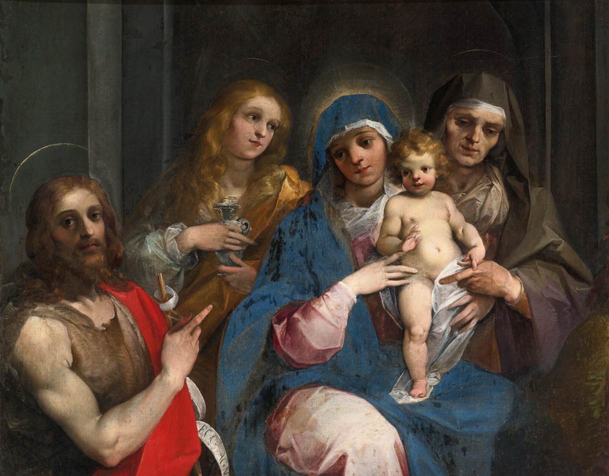 Madonna and Child with Sts John the Baptist, Mary Magdalen and Anne