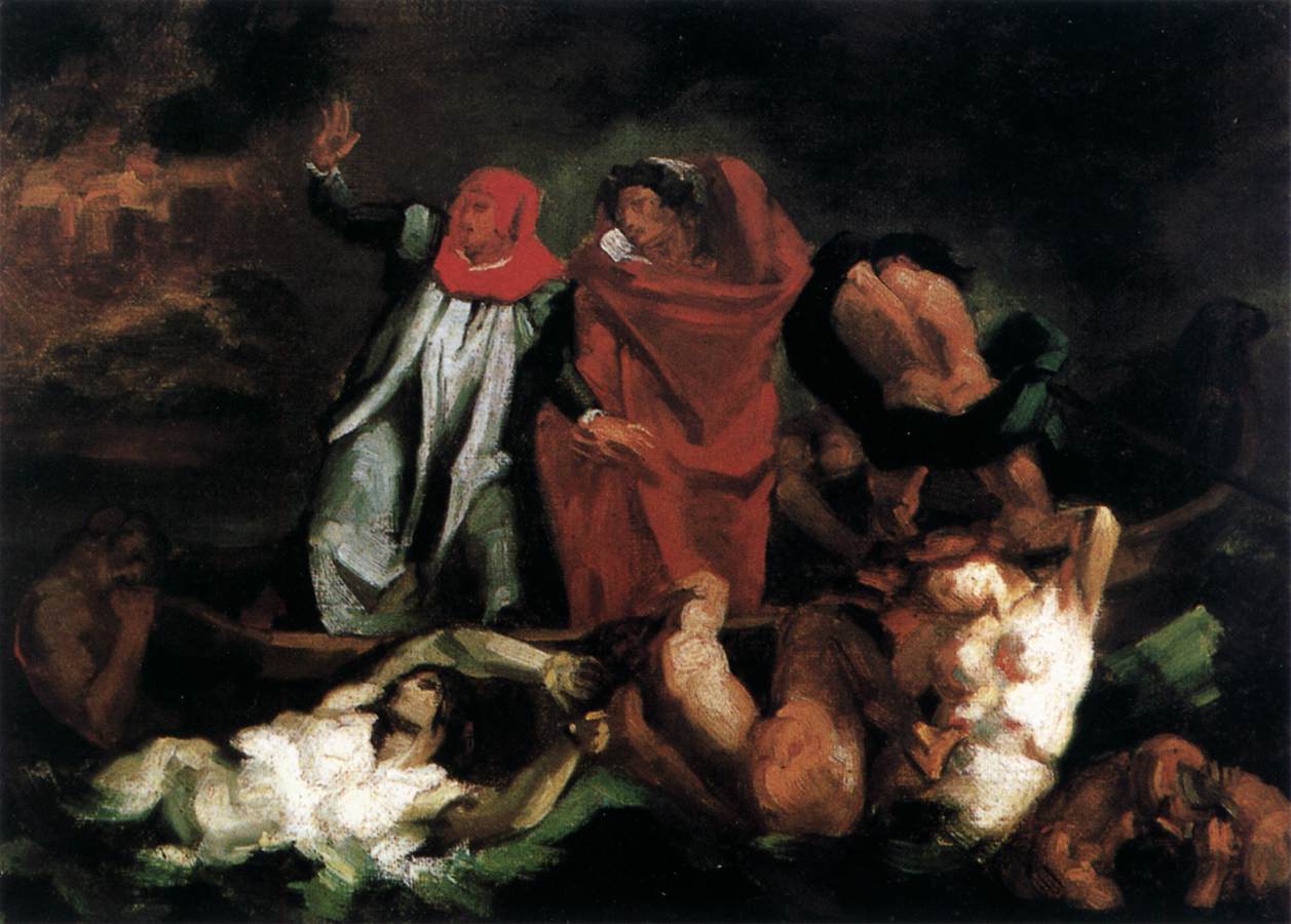 The Barque of Dante, after Delacroix