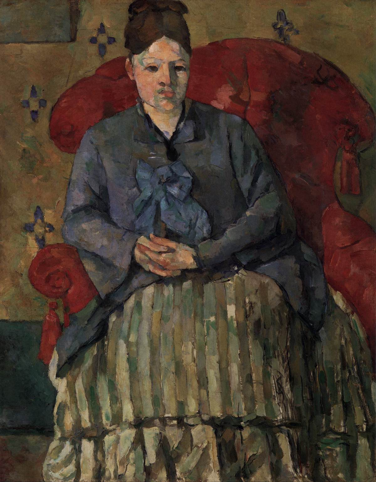 Madame Cézanne in a Red Armchair