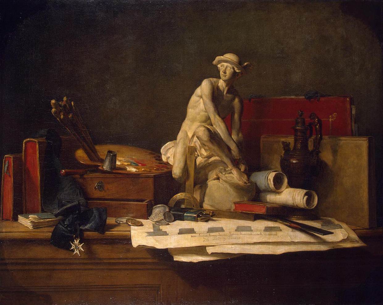 Still-Life with Attributes of the Arts
