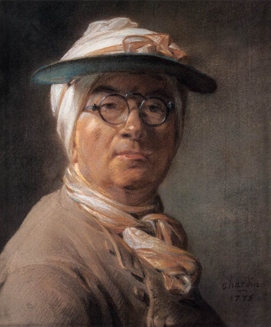 Self-Portrait with an Eyeshade